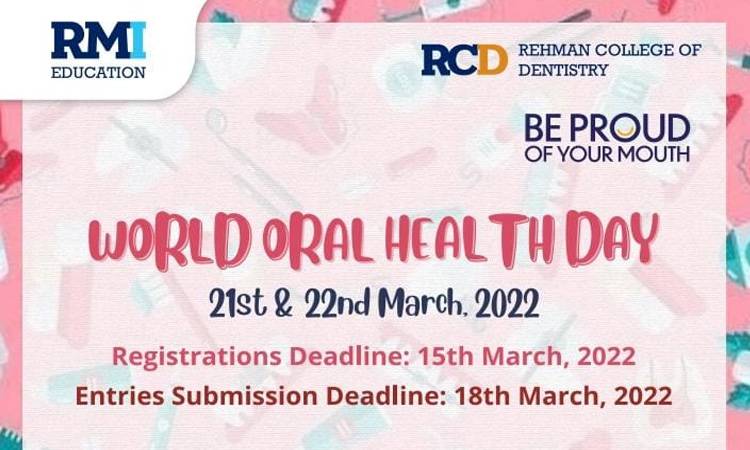 Rehman College of Dentistry gets ready for WOHD 2022 campaign
