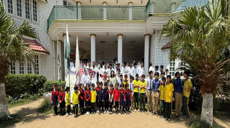 Free dental screening of schoolchildren by Abbottabad International Dental College team