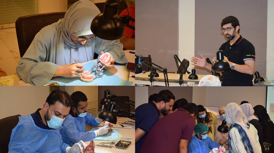 dental professionals learning periodontal surgery techniques during hands‑on workshop at iadsr