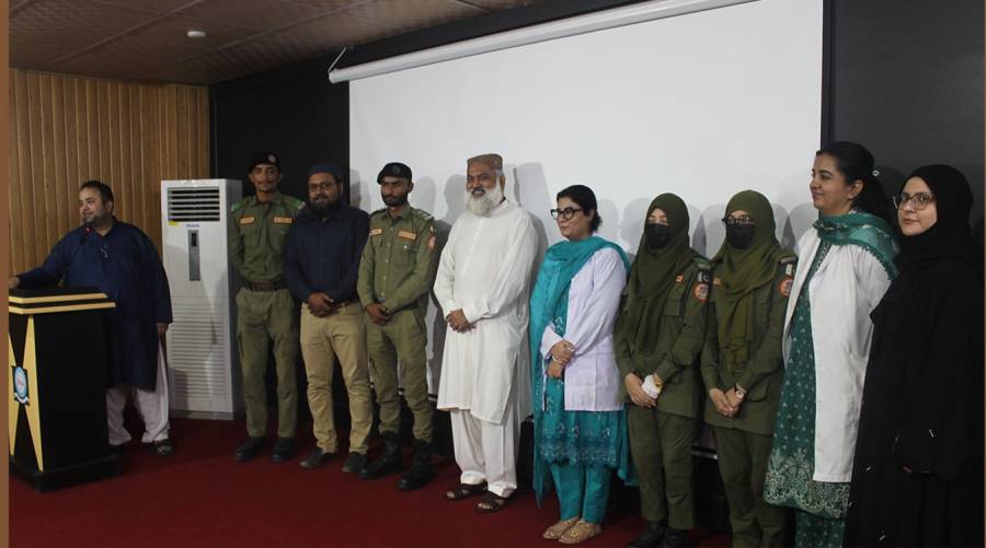 Bhitai Dental & Medical College holds BLS, fire safety, and evacuation training with Rescue 1122 to boost emergency preparedness on campus.