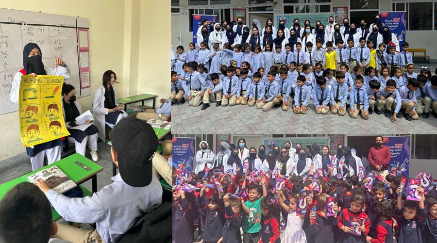 School dental health program in Abbottabad educates 470 students on oral hygiene