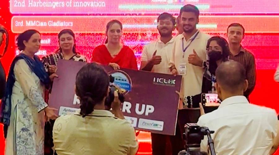 MMDC BDS students team MMCIAN Gladiators wins third position at MURC LUMHS 2025 Quiz Competition.