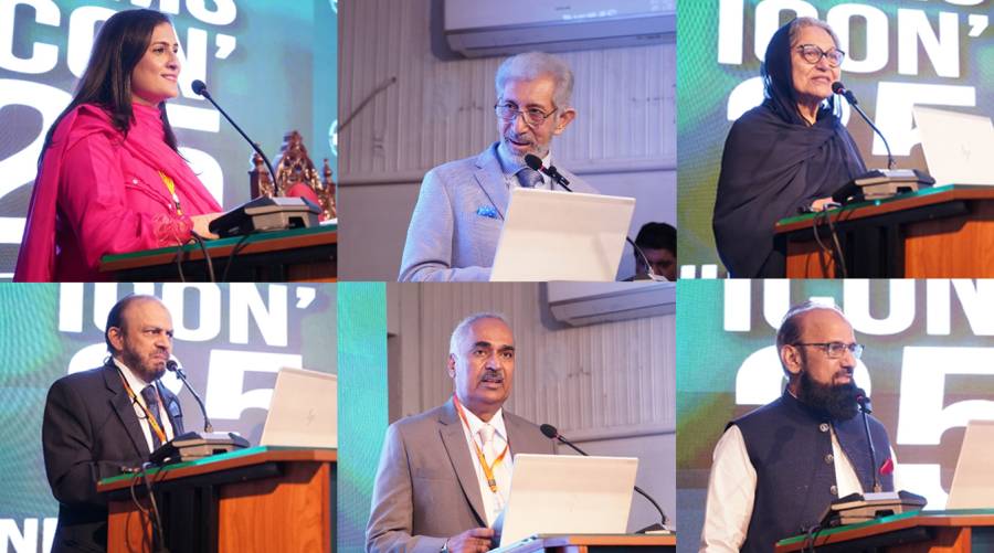 Inaugural session of the NUR–FMS International Integrated Health Sciences and Research Conference 2025 at FMH College of Medicine and Dentistry.