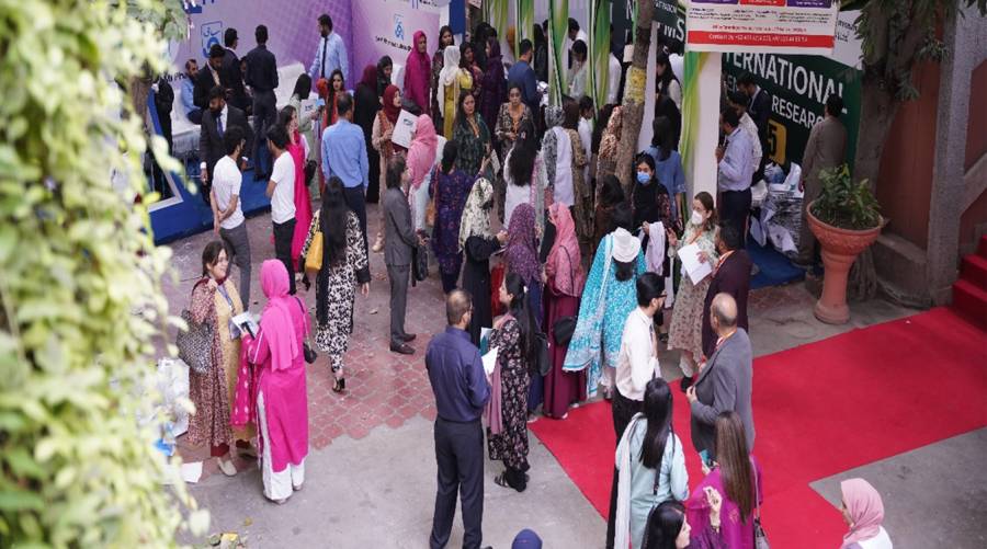 Inaugural session of the NUR–FMS International Integrated Health Sciences and Research Conference 2025 at FMH College of Medicine and Dentistry.