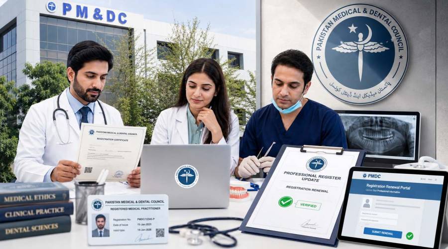 PMDC directs doctors and dentists to renew registration certificates in Pakistan
