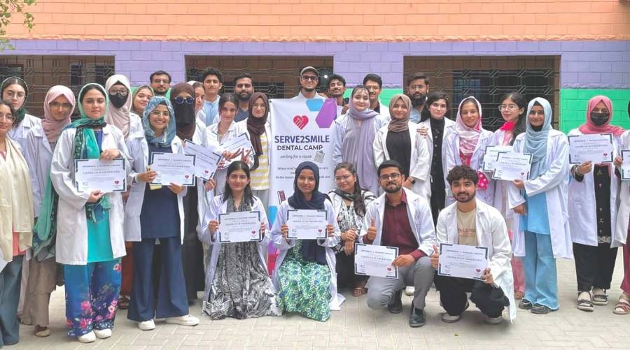 Karachi dental camp turns independence spirit into smiles for schoolchildren