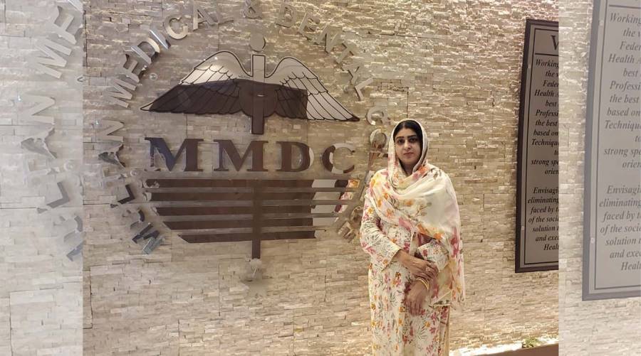 Prof Dr Nousheen Khan, first Professor of Periodontology in Southern Punjab at MMDC Multan