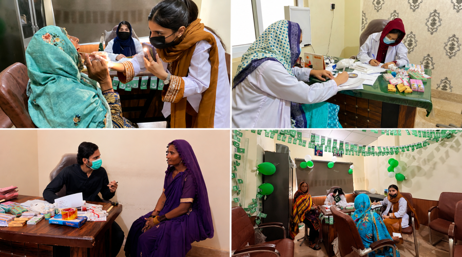 SCDA dental professionals and volunteers provide free dental examinations during community outreach camp