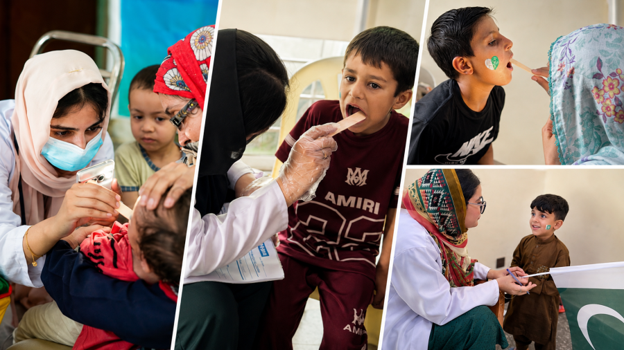 Volunteer doctors provide free medical and dental healthcare to underserved communities in Pakistan