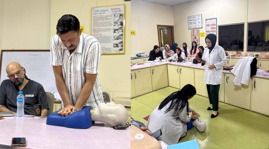 Akhter Saeed Dental College house officers receive hands-on BLS training in skills lab