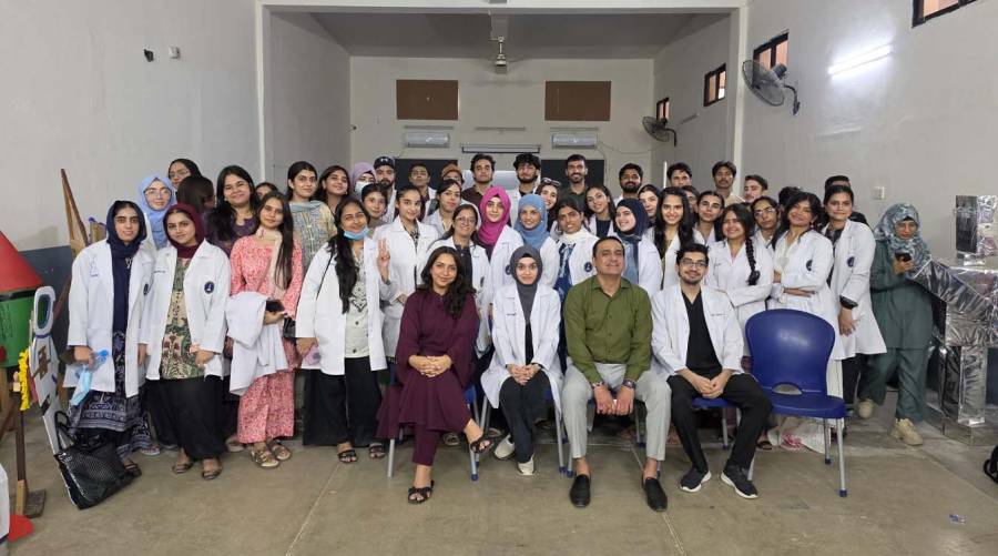 Altamash Institute of Dental Medicine dental outreach at Army Public School, Malir Cantt, Karachi